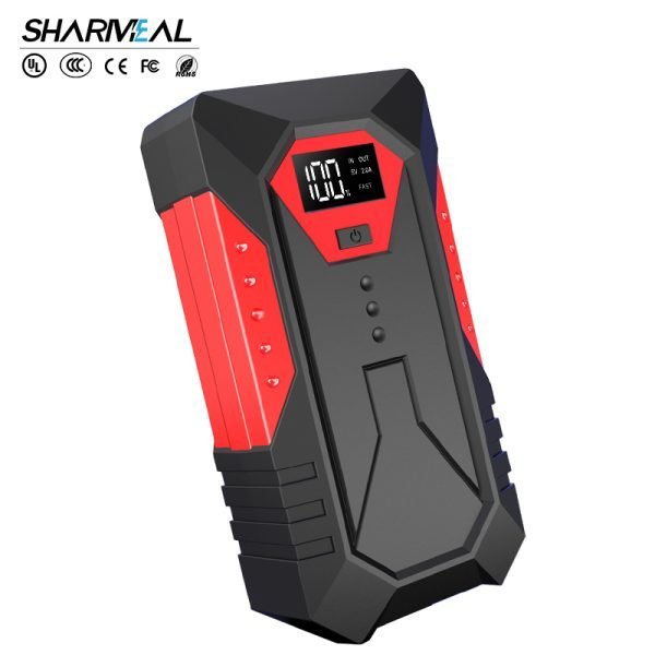 Multifunction Portable OEM ODM 12V Car Jump Starter Power Bank With LED Display