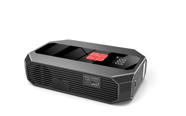 Emergency Tool Multi-function Battery Portable 12V Car Jump Starter with Air Compressor