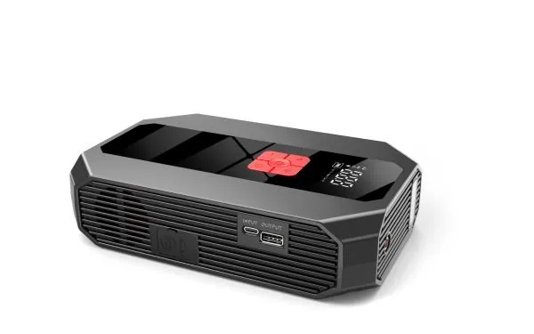 Emergency Tool Multi-function Battery Portable 12V Car Jump Starter with Air Compressor