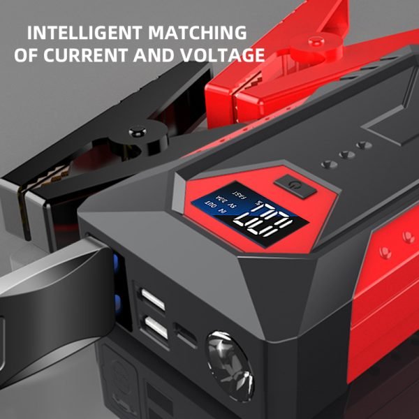 Multifunction Portable OEM ODM 12V Car Jump Starter Power Bank With LED Display