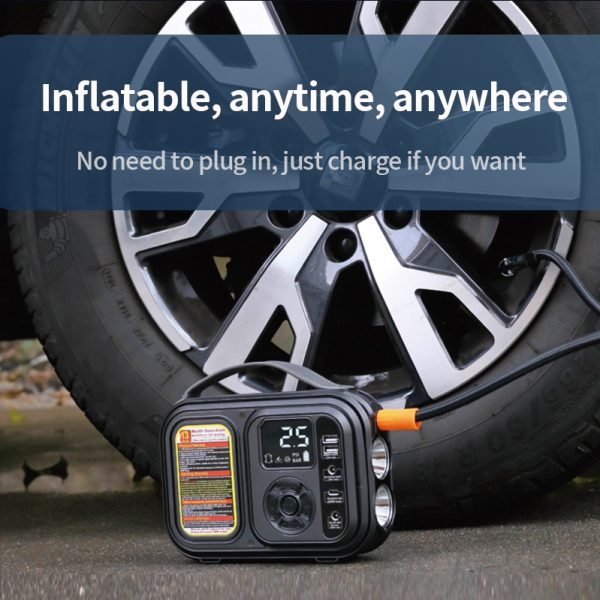 主图3 5-in-1 OEM Car Jumper Booster Multi-Function 12v Auto Power Bank 3000a Jump Starter With Air Compressor Digital