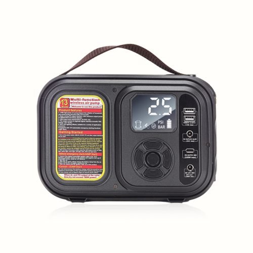 5-in-1 OEM Car Jumper Booster Multi-Function 12v Auto Power Bank 3000a Jump Starter With Air Compressor Digital