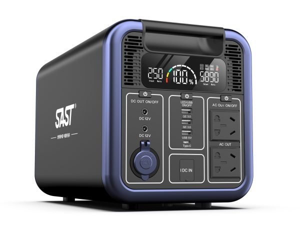 Outdoor Rv Fishing Camping 110v 220v Solar Charging 1000W 1200W Lithium Battery Supply Eu Us Plugs Portable Power Station Lifepo4