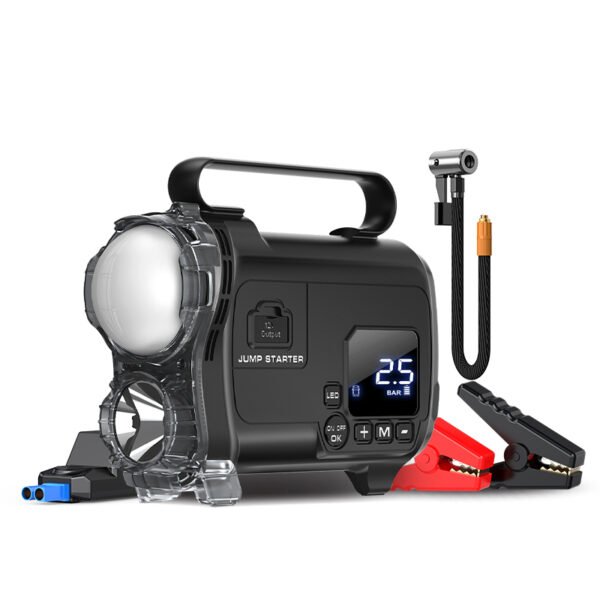 All-in-one jump starter Portable All-in-one Car Jump Starter and Tyre Compressor Power Bank Battery Booster