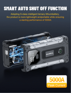 Sharmeal Car Jump Starter 3000A, Jump Starter Battery Pack For Up To 9 - View #5