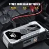 画板 2 Jump start a car with Sharmeal new Car jump starter 3000A with Air Compressor All-in-One