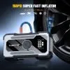 画板 3 Jump start a car with Sharmeal new Car jump starter 3000A with Air Compressor All-in-One