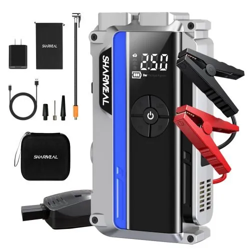 Amazon Jump Starter with Air Compressor Portable Power Bank 150PSI Tire Inflator Pump With Starting Device Car Booster