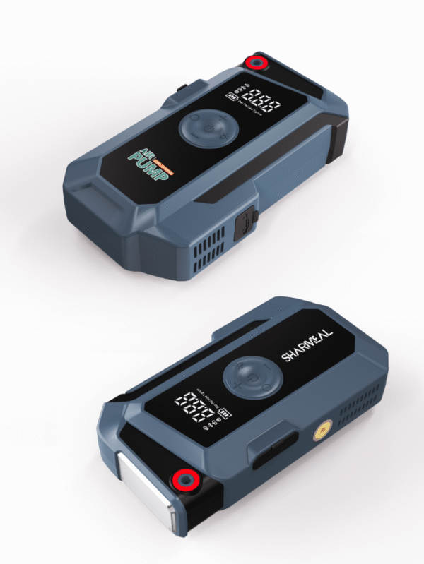 Jump start a car with Sharmeal new Car jump starter 3000A with Air Compressor All-in-One