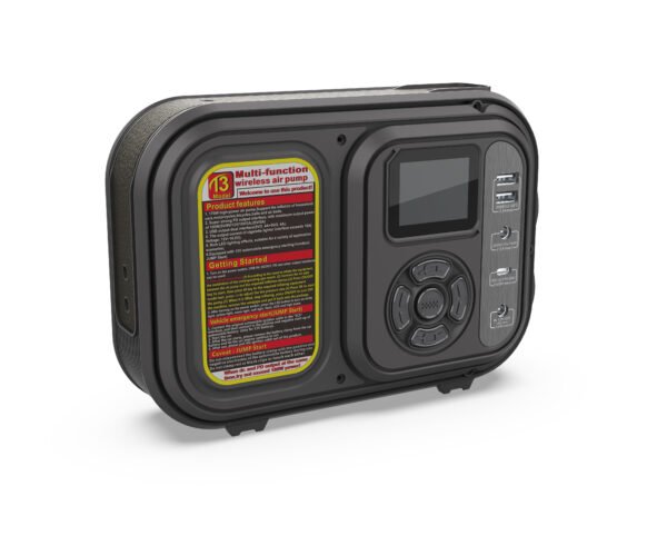 大电源2 PD 45W All-in-one 12V Car Jump Starter and Tyre Compressor Power Bank Jump Starter