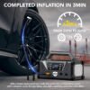 Sharmeal GL995 5-in-1 Jump Starter with Air Inflator, Air blower, 150PSI Portable Car Battery Jump Starter (9L Gas/8L Diesel)