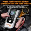 主图_05 6000mAh 16000mAh Lithium Battery Booster Portable Car Jump Starter Power Bank with Air Pump