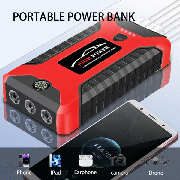Car Jump Starter With Air Compressor