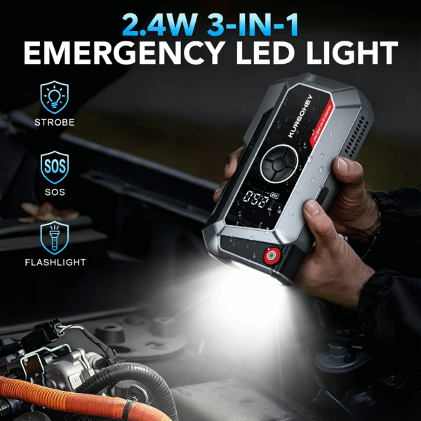 Car Jump Starter Power Bank With Air Pump