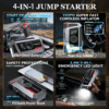 Car Jump Starter Power Bank With Air Pump